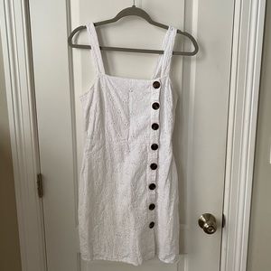 White body con summer dress